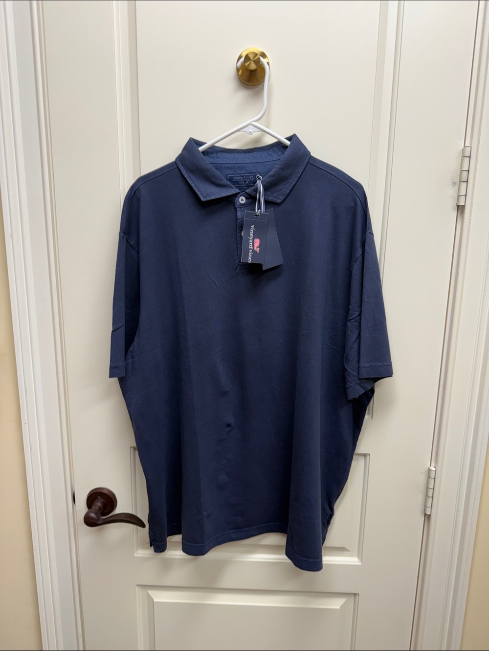 Vineyard Vines Navy Blue Short Sleeve Polo